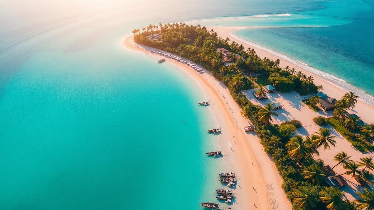 Plage paradisiaque aux eaux turquoise – destination de rêve à prix réduit